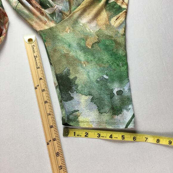 Soft Surroundings Vivienne Floral Print Paneled Colorful Maxi Dress Plus Size 1X - Picture 15 of 16